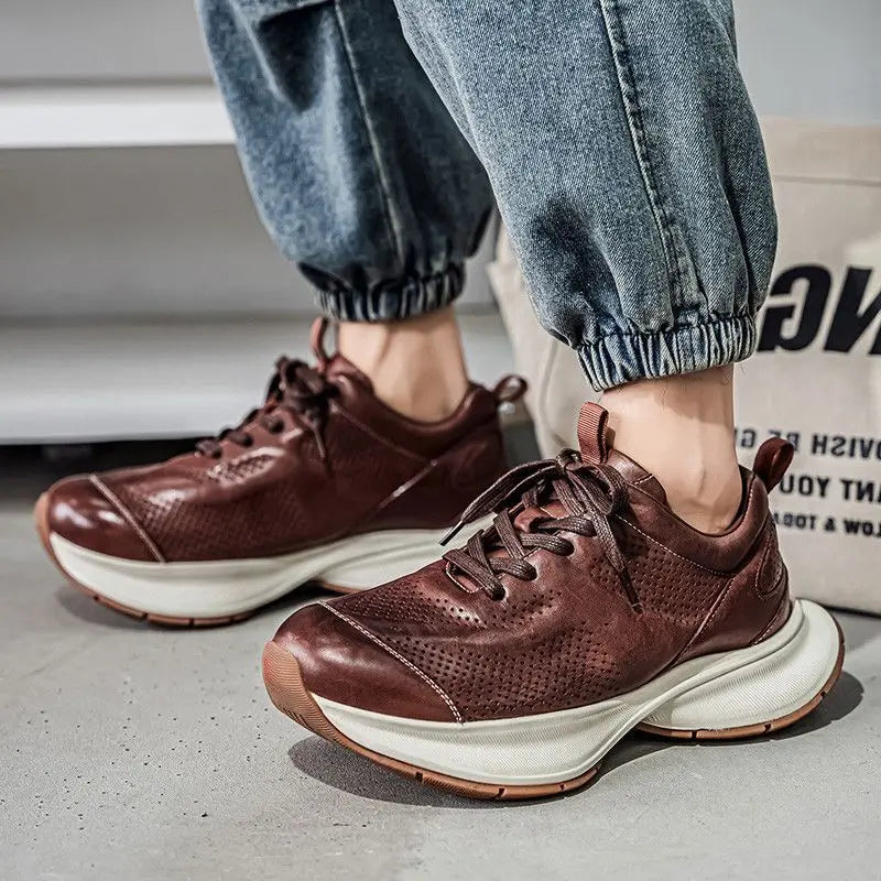 Nexus Men's Leather Sneakers
