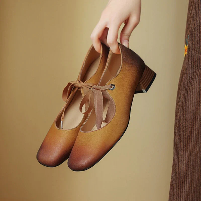 Priscilla Women's Genuine Leather Pumps