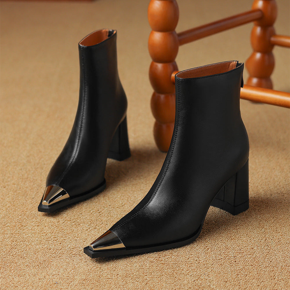Women's Ankle Boots Toe Cap
