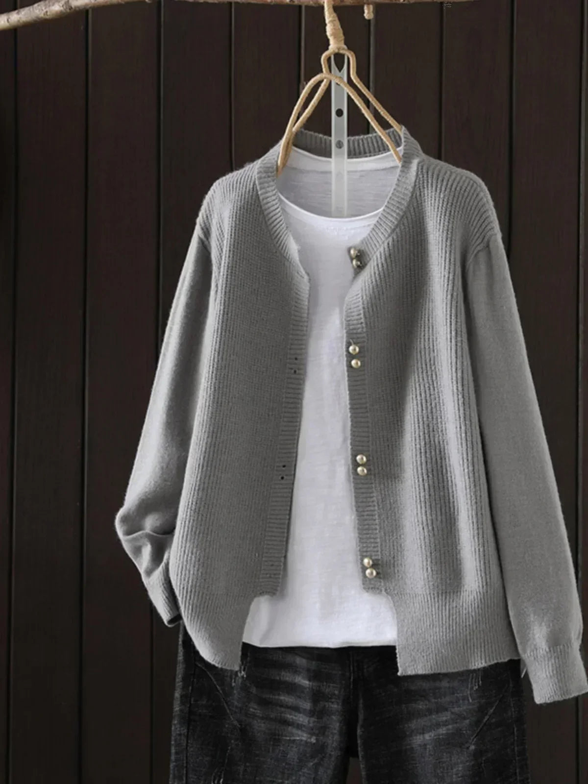 Women's Cardigan Button Front Closure - Vonnera