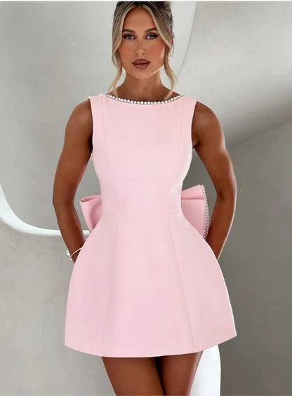 Women's Mini Dress Elegant Silhouette