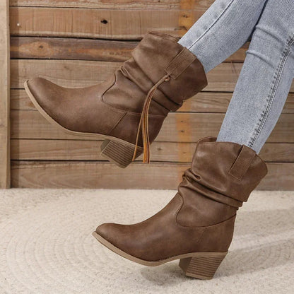 Western Leather Boots