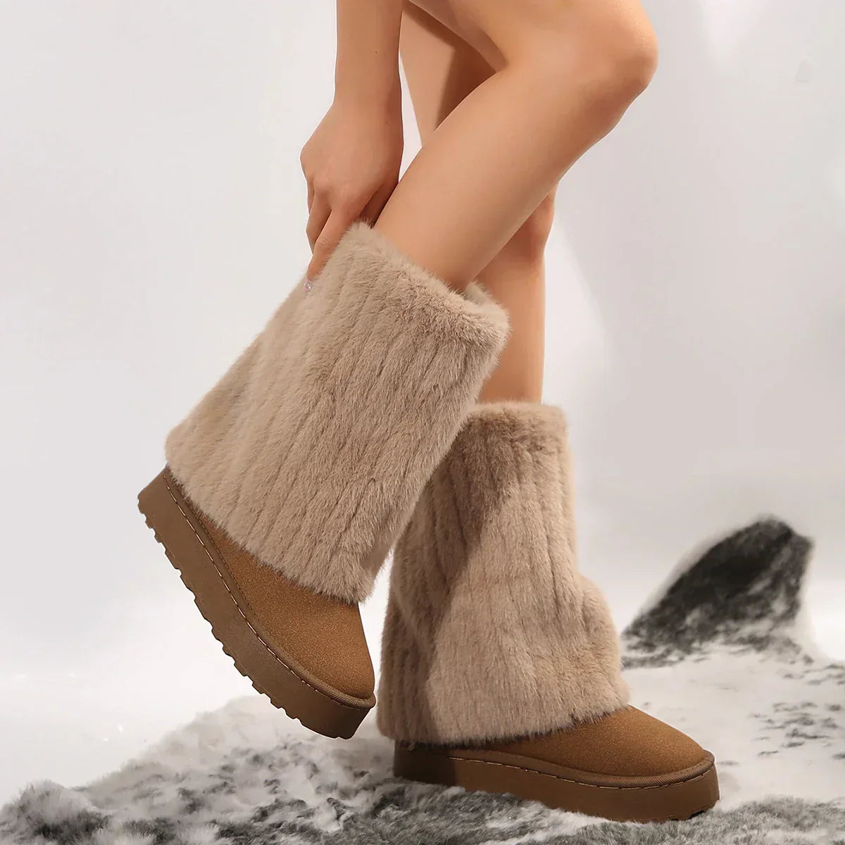 Women's Mid-Calf Winter Boots - Vonnera