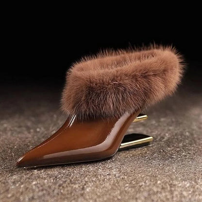 Women's Furry High Heels