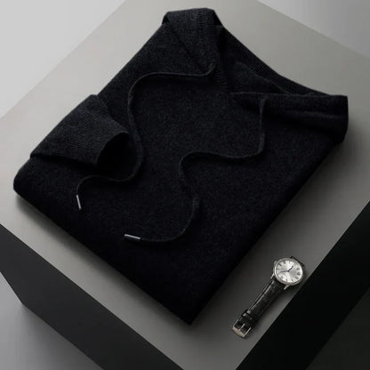 Men's Pullover Hoodie Drawstring Design
