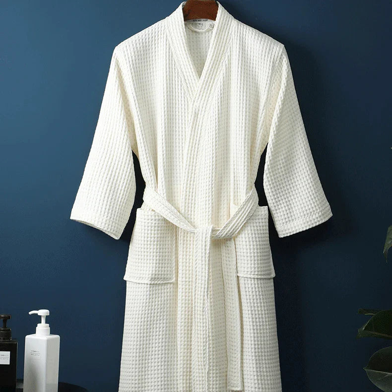 Women's Waffle Kimono Robe
