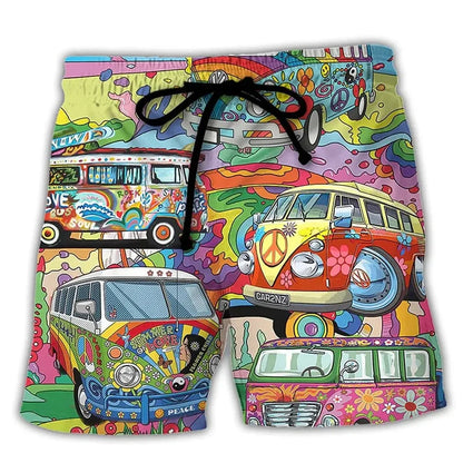 Men's Swim Shorts Bold Colorful