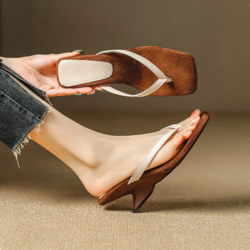 Women's Wedge Sandals Georgette Fabric