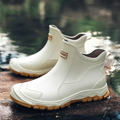 Women's Ankle Boots Lug Sole Pull On Style