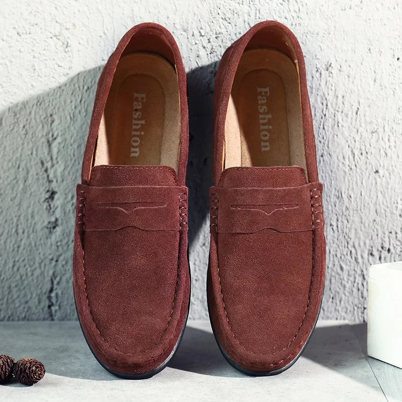 Men's Soft Leather Loafers Comfortable