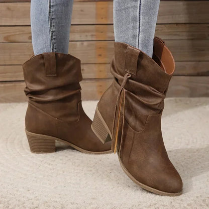 Western Leather Boots