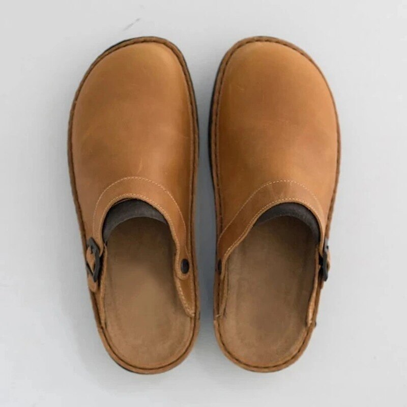 Randy Mens Slip On Clogs Comfortable