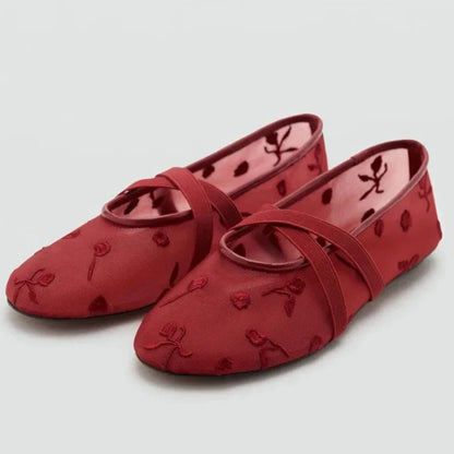Women's Floral Ballet Flats - Vonnera