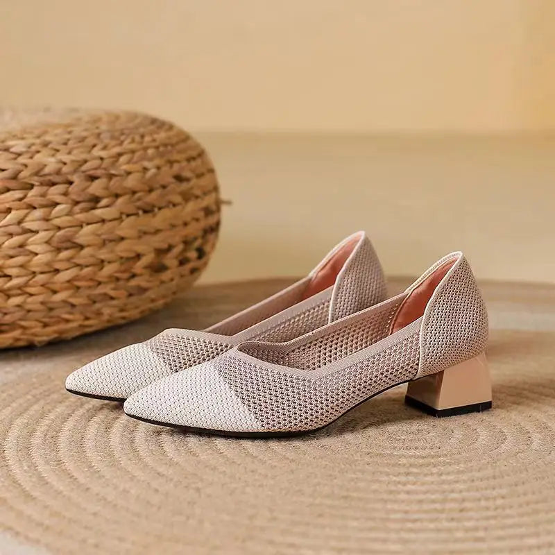 Savina Block Heel Pumps - Jack Hafford