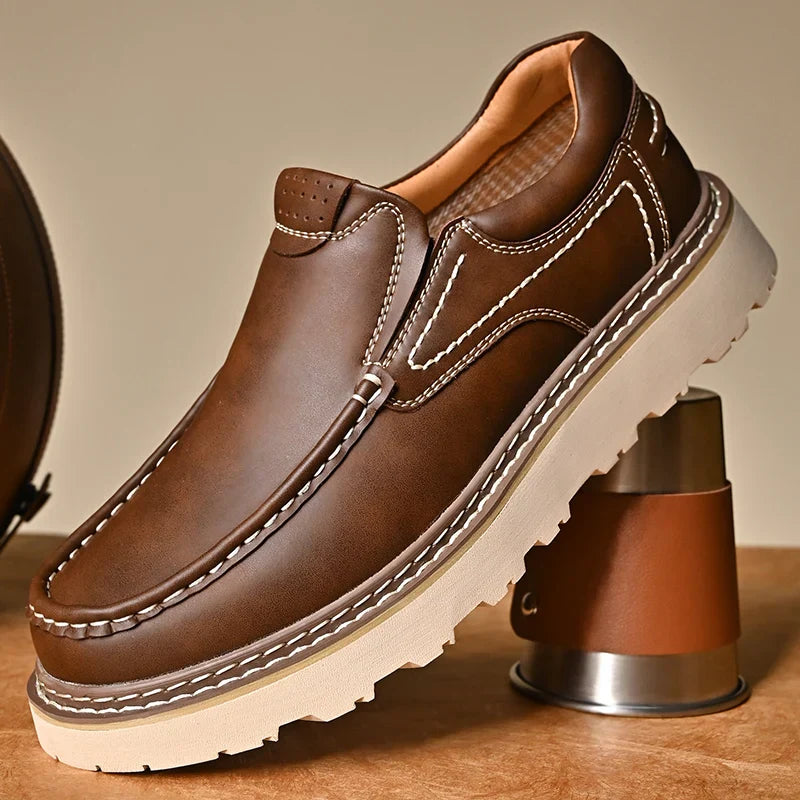 Men's Slip-On Loafers Thick Sole Casual - Vonnera