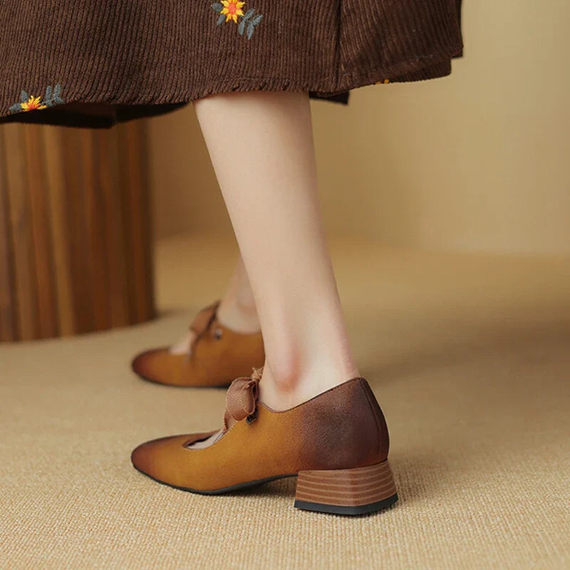 Priscilla Women's Genuine Leather Pumps