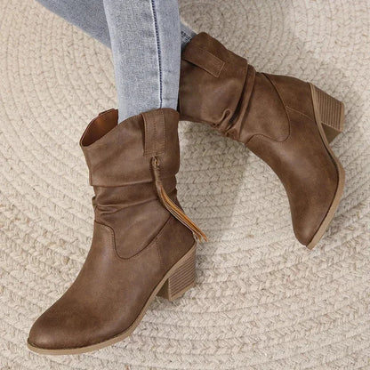 Western Leather Boots