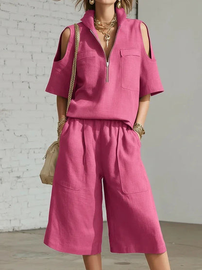 Women's 2-Piece Summer Outfit Set - Vonnera