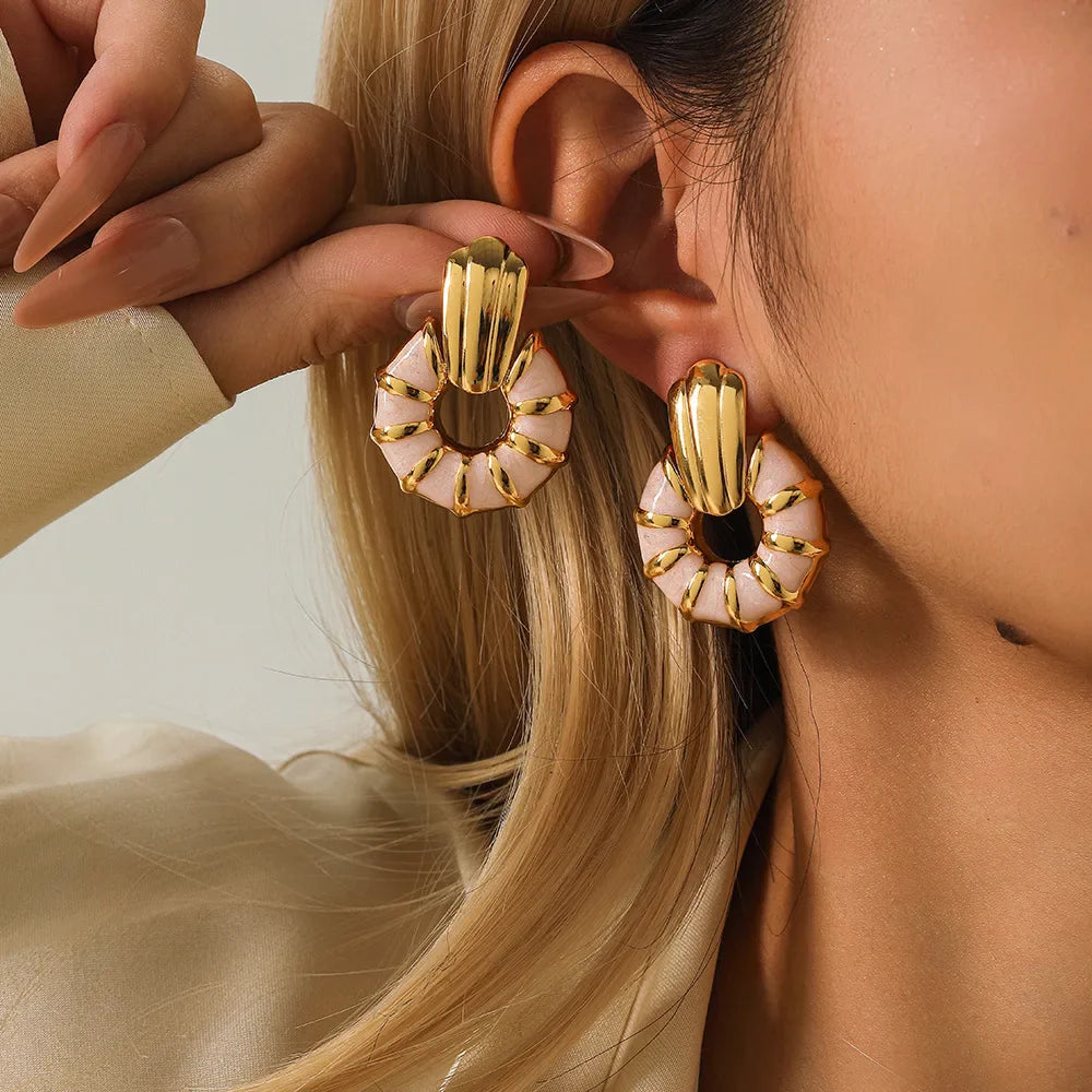 Clara Glaze Hoop Earrings - Jack Hafford