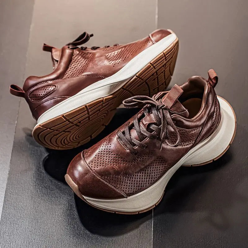 Nexus Men's Leather Sneakers