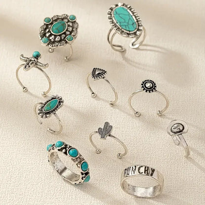Dakota Western Ring Set 10 Piece
