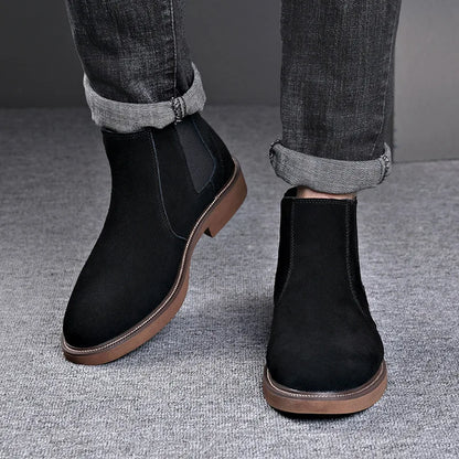Bennett Men's Suede Chelsea Boots Brown