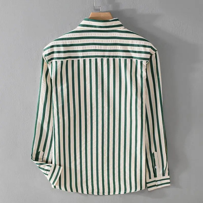 Niels Men's Striped Button Down Shirt