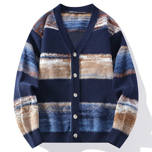 Gatsby Men's V-Neck Cardigan Sweater - Vonnera