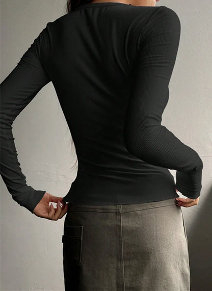 Minimalist Men's Henley Shirt