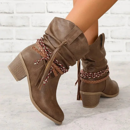 Western Leather Boots