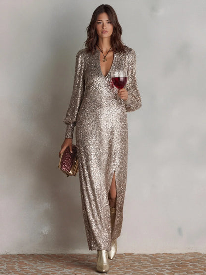 Women's Sequin Dress Sparkly Evening Wear