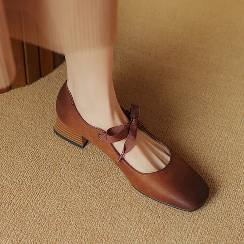 Priscilla Women's Genuine Leather Pumps