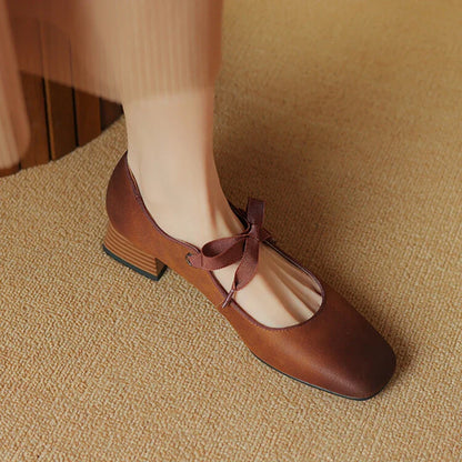 Priscilla Women's Genuine Leather Pumps