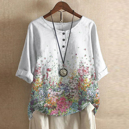Retro Inspired Women's Blouse