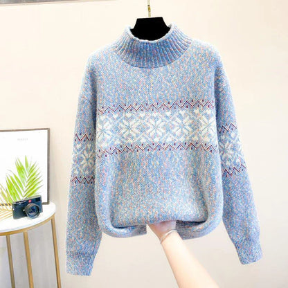 Women's Turtleneck Sweater High Collar - Vonnera