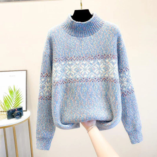 Women's Turtleneck Sweater High Collar - Vonnera