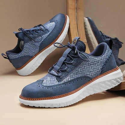 Windsor Mens Ridge Sneakers Comfortable Leather