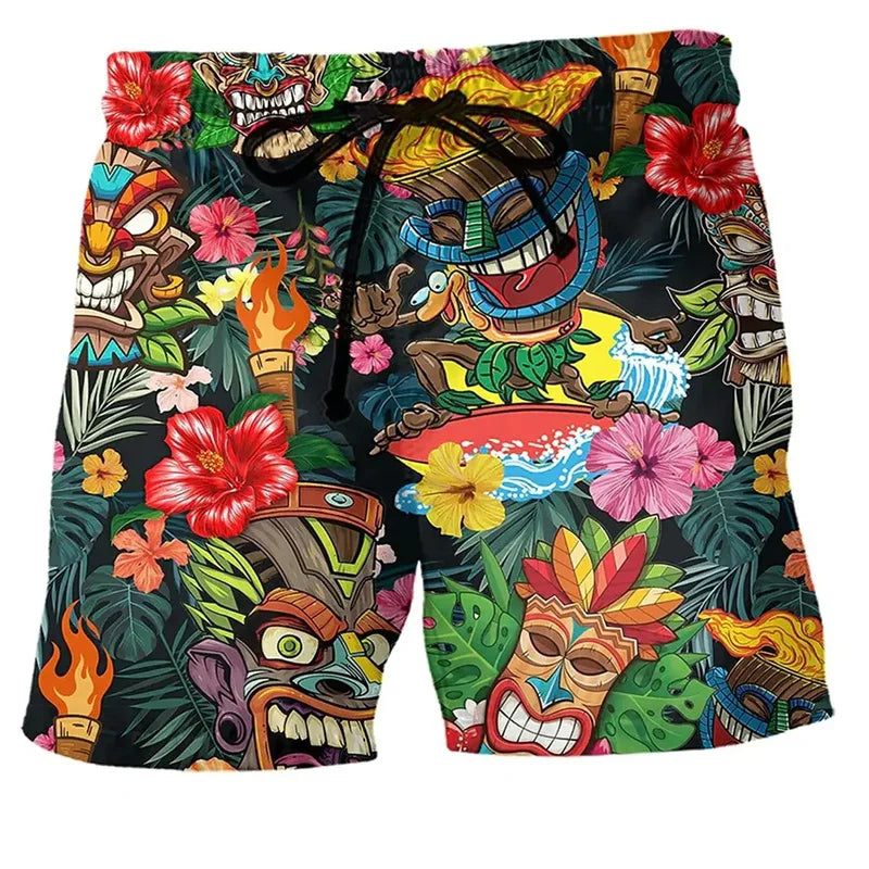 Men's Swim Shorts Bold Colorful