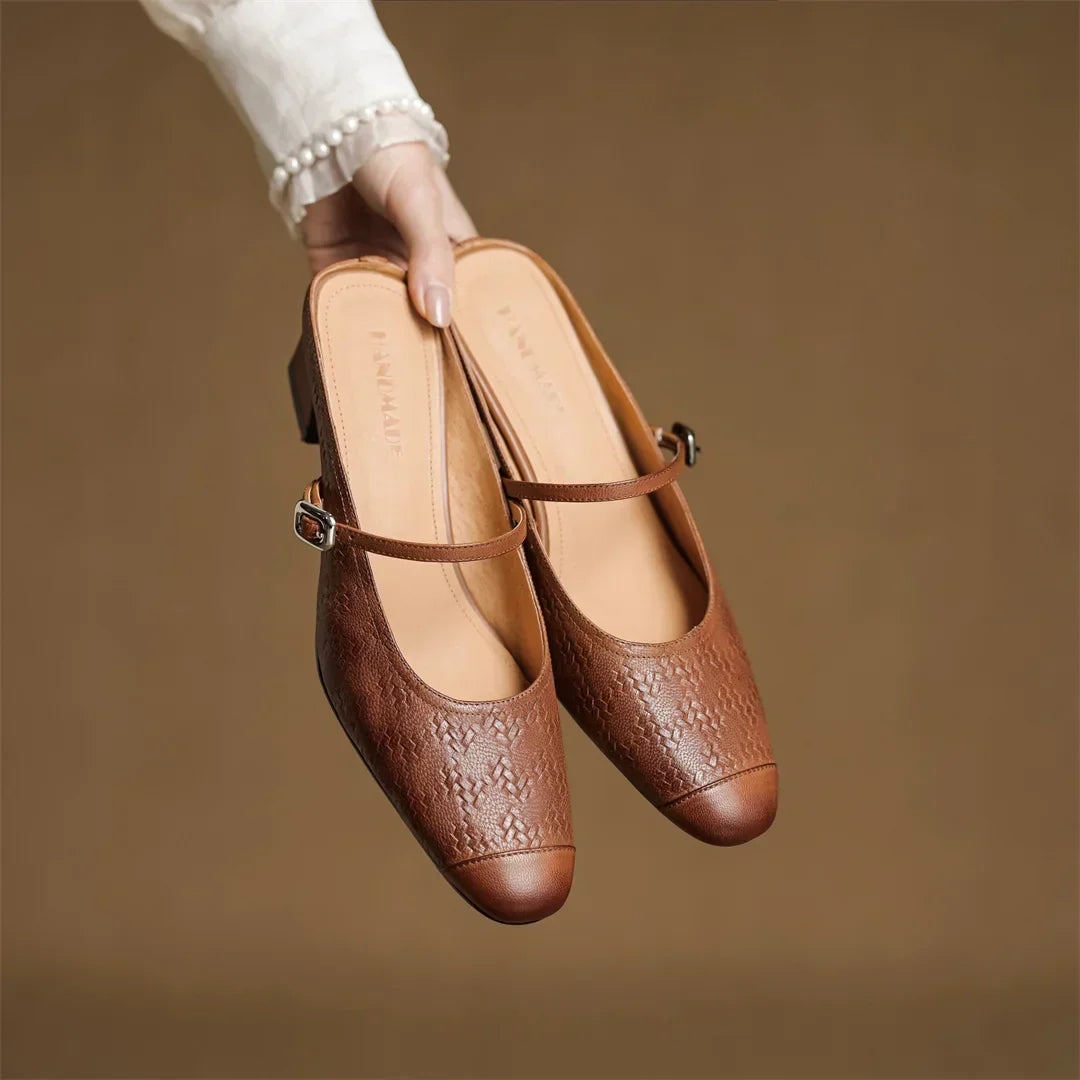 Margaux Women's Genuine Leather Mules
