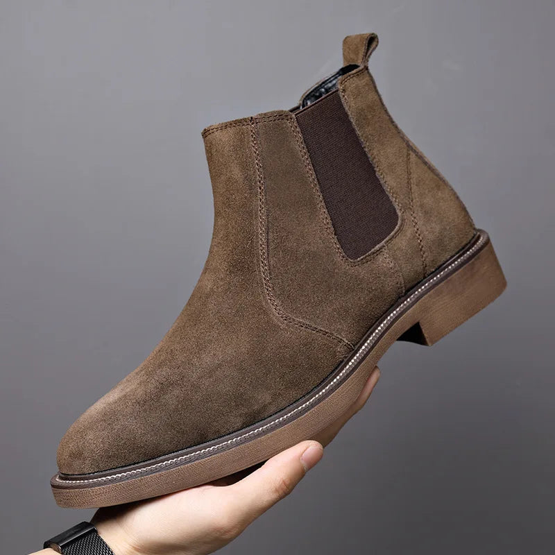 Bennett Men's Suede Chelsea Boots Brown