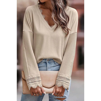 Women's Elegant Lace Sweater - Vonnera