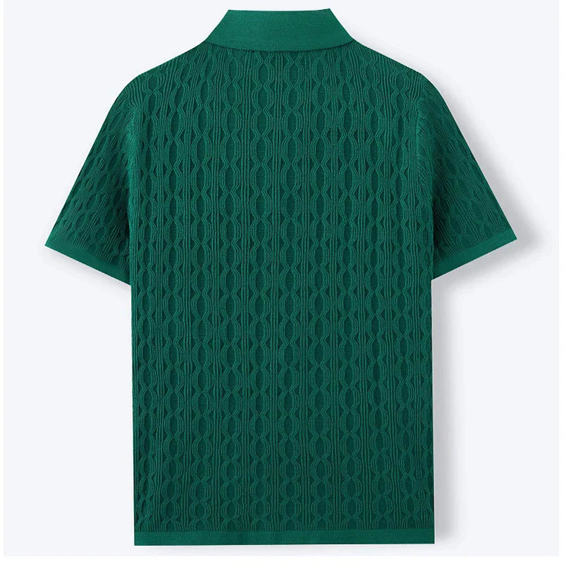 Men's Knit Polo Shirt