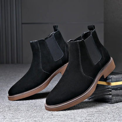 Bennett Men's Suede Chelsea Boots Brown