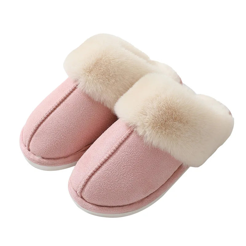 Women's Plush Indoor Slippers Soft Lining Comfort Warmth