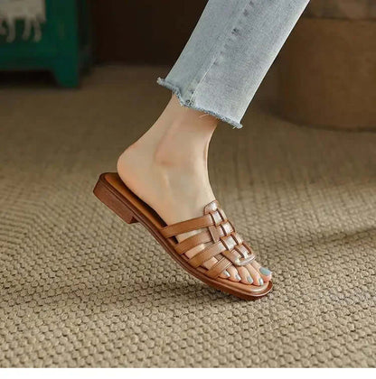 Rory Women's Leather Flat Slides