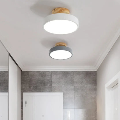Vonnera Wooden Round Ceiling Light