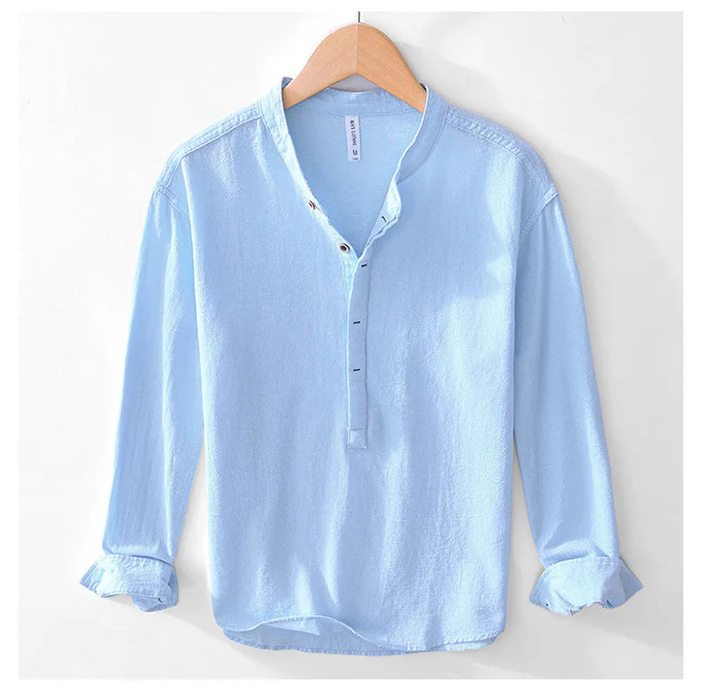Dunford Men's Long Sleeve Summer Shirt - Vonnera