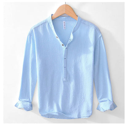 Dunford Men's Long Sleeve Summer Shirt - Vonnera