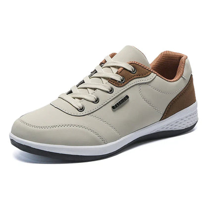 Men's Lace-Up Shoes Comfortable Leather Black
