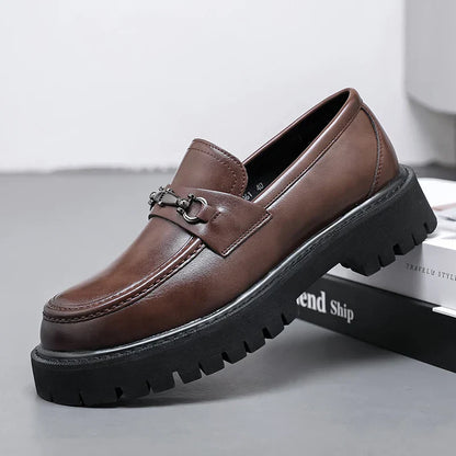 Men's Leather Dress Loafers - Vonnera